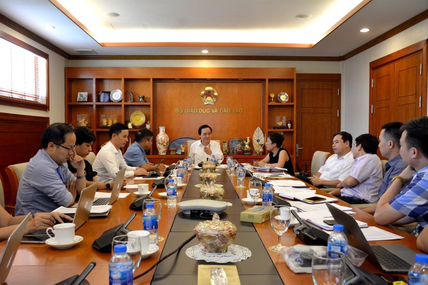 Bộ trưởng Phùng Xuân Nhạ chủ trì cuộc họp nghiệm thu cơ sở dữ liệu đội ngũ nhà giáo và cán bộ quản lý giáo dục