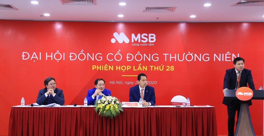 Đại hội cổ đông MSB đặt mục tiêu lợi nhuận năm 2020 đạt 1.439 tỷ 