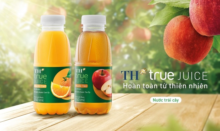 Tập đoàn TH ra mắt bộ sản phẩm TH true JUICE