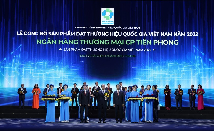 TPBank lần đầu tiên được vinh danh Thương hiệu Quốc gia Việt Nam 2022