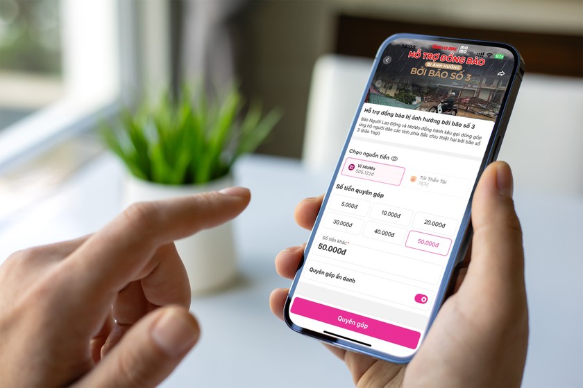 Báo Người Lao Động và MoMo kêu gọi ủng hộ người dân bị thiệt hại do bão số 3