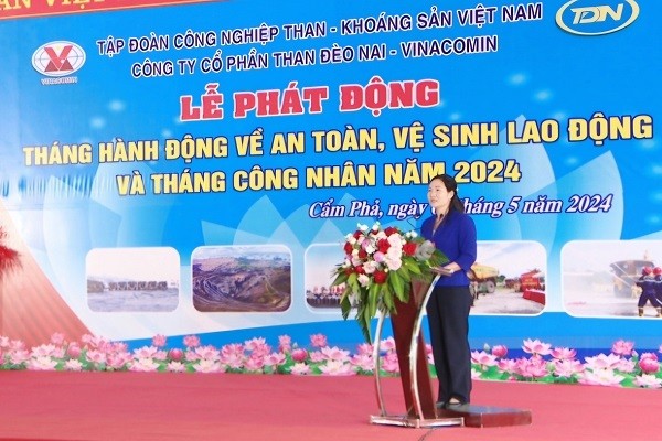 Phó Chủ tịch UBND tỉnh Quảng Ninh Nguyễn Thị Hạnh, phát biểu tại Lễ phát động.