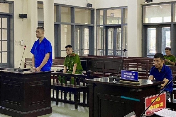 Bị cáo Nguyễn Ngọc Giáp tại phiên xét xử.