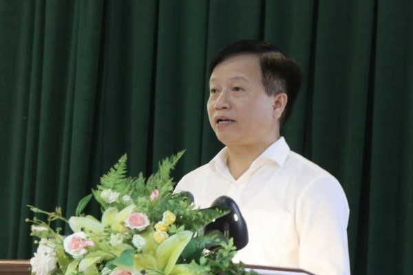 Giám đốc Sở Nông nghiệp và Phát triển nông thôn tỉnh Bắc Ninh Nguyễn Song Hà, phát biểu tại hội thảo.