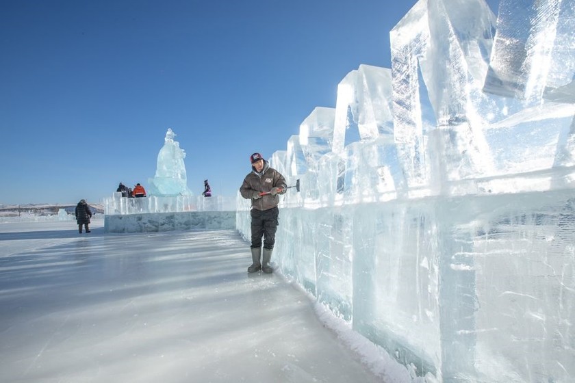 Lễ hội Băng tuyết Quốc tế Mazaalai tại Mông Cổ (Ảnh: Mazaalai International Snow and Ice Festival)