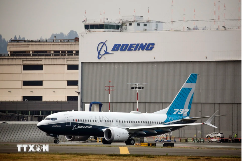 Máy bay 737 MAX của Boeing. (Ảnh tư liệu: AFP/TTXVN.) 