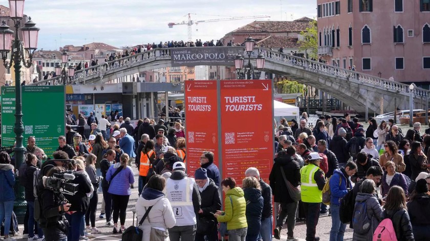 Thành phố Venice, Ý sẽ tăng gấp đôi phí vào thành phố 