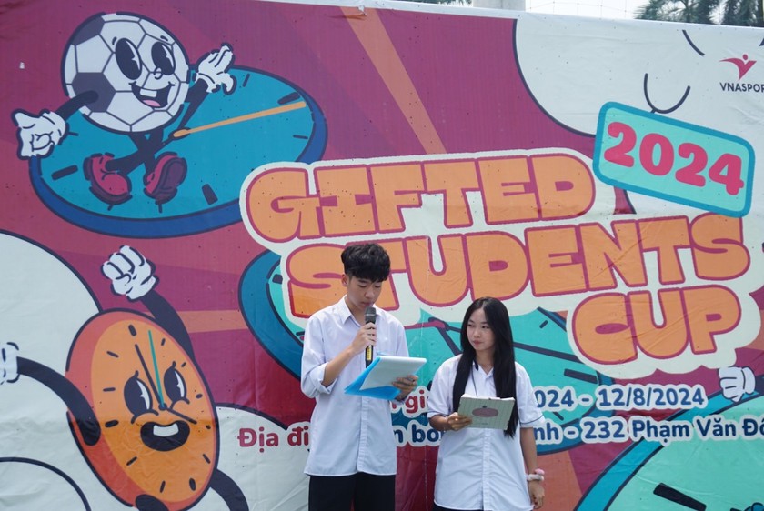 Lễ bế mạc Giải bóng đá Gifted Students Cup 2024.