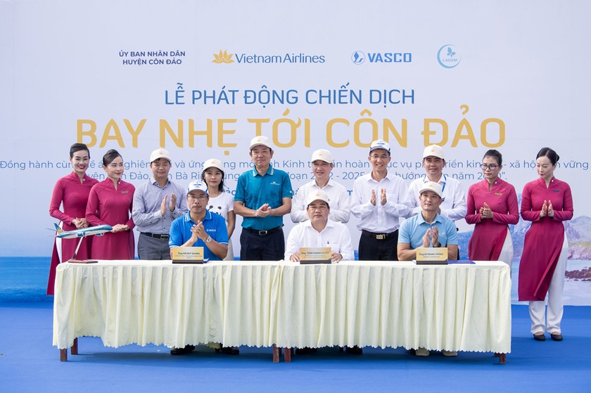 Vietnam Airlines, công ty Lagom Việt Nam và UBND huyện Côn Đảo, đã ký kết Biên bản ghi nhớ khẳng định cam kết hợp tác 