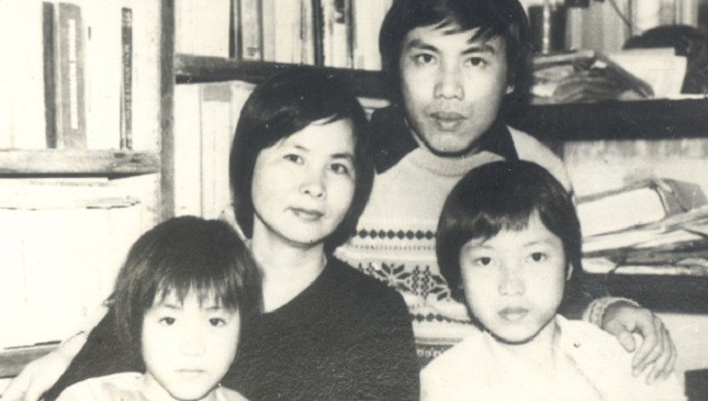 Gia đình cố nhà thơ Lưu Quang Vũ.
