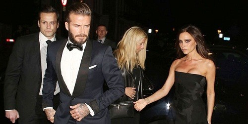 Becks và Vic bị đồn trục trặc vì công việc quá bận rộn và mâu thuẫn trong một vài quan điểm sống. Ảnh: Sun.