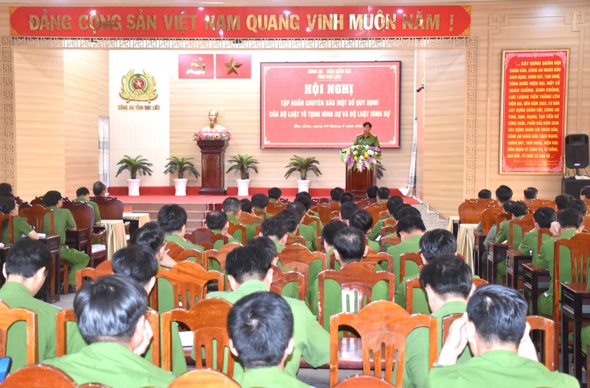 Các đại biểu tham dự tập huấn.