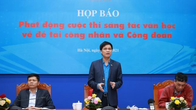 Lễ phát động Cuộc thi sáng tác văn học về đề tài công nhân, công đoàn