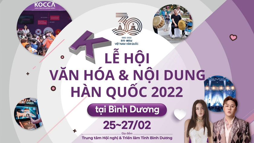 Lễ hội Văn hoá và Nội dung Hàn Quốc lần đầu tiên được tổ chức tại Bình Dương