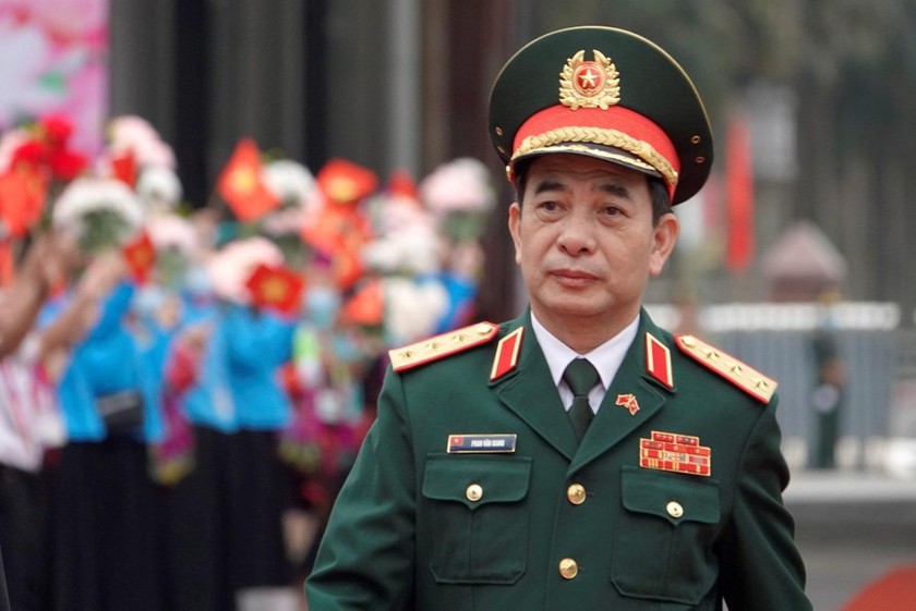 Đại tướng Phan Văn Giang. Ảnh: Nguyễn Minh/Tiền Phong