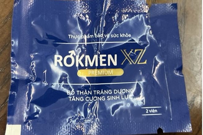 Cục An toàn thực phẩm, Bộ Y tế khuyến cáo người dân không sử dụng sản phẩm bảo vệ sức khỏe Rokmen XZ Premium. Ảnh: Cục An toàn thực phẩm