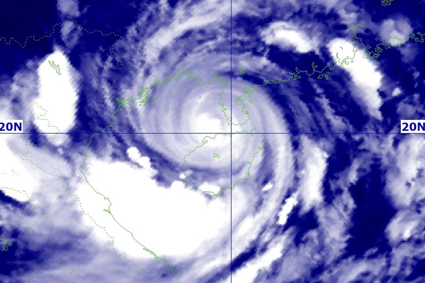 Cường độ của bão số 3 đã giảm tiếp 1 cấp.