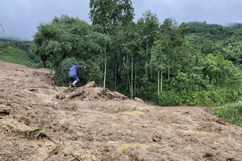 Lũ quét kinh hoàng tại xã Phúc Khánh, huyện Bảo Yên, tỉnh Lào Cai.