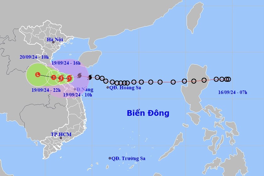 Chiều nay, hoàn lưu bão vào đất liền 