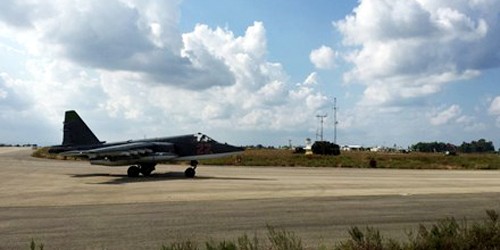 Cường kích Su-25 của Nga đang tham chiến ở Syria.