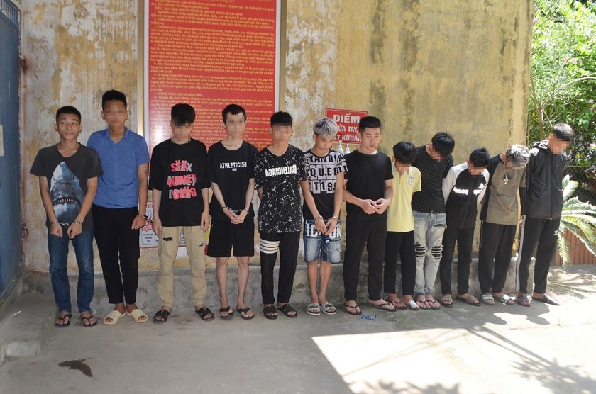 Bắt 14 thanh niên "choai choai" chuyên trộm cắp xe máy.