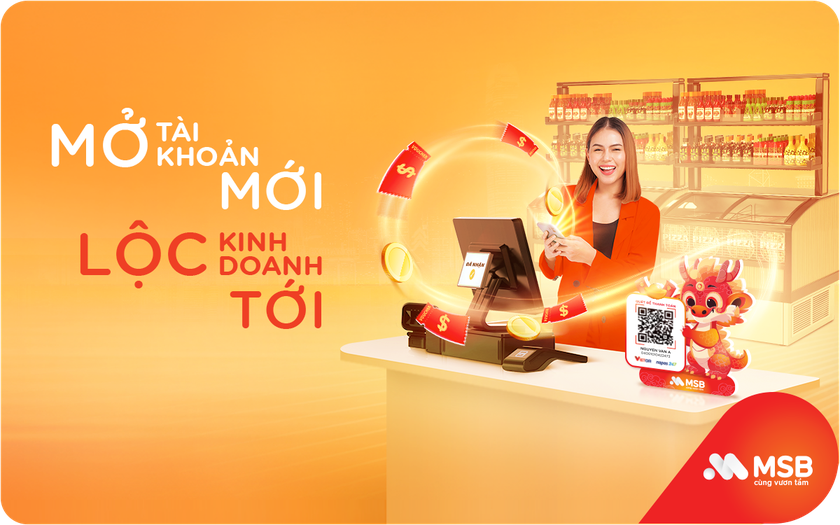 MSB ưu đãi chủ kinh doanh mở mới tài khoản thanh toán M-Pro