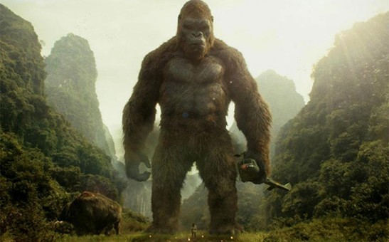 Một cảnh quay của phim Kong: Skull Island ở khu vực hang động Tú Làn. (Ảnh cắt từ bộ phim).