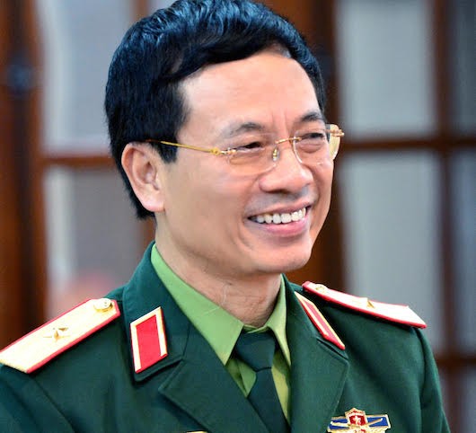 Thiếu tướng Nguyễn Mạnh Hùng  được bổ nhiệm làm Tổng Giám đốc Viettel từ tháng 3/2014