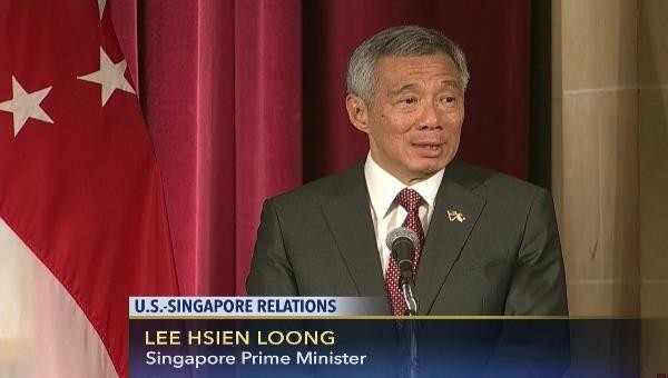 Thủ tướng Singapore Lý Hiển Long. Ảnh: C-Span