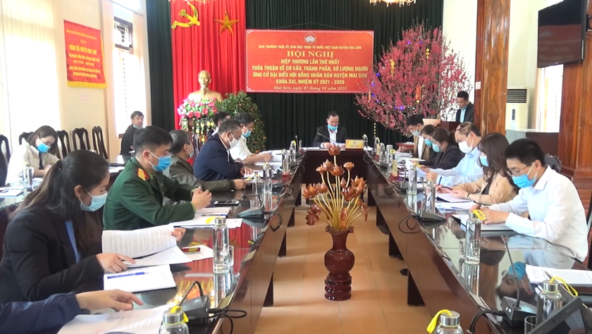 Huyện Mai Sơn đã tổ chức xong Hội nghị hiệp thương lần thứ nhất..