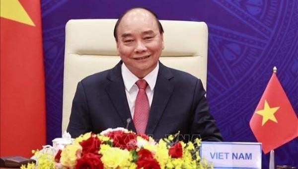 Chủ tịch nước Nguyễn Xuân Phúc tại Hội nghị thượng đỉnh về Khí hậu.