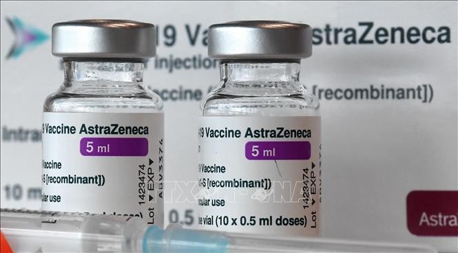 Vaccine ngừa COVID-19 của AstraZeneca. Ảnh: AFP