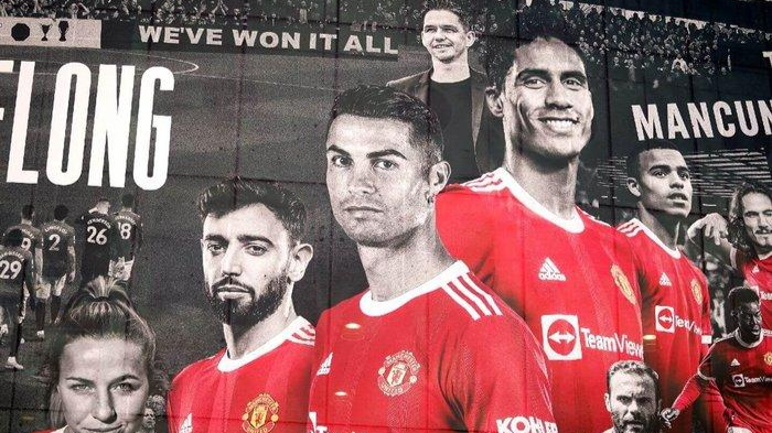 CR7 đã trở lại Manchester United sau 12 năm. Ảnh: The Athetic