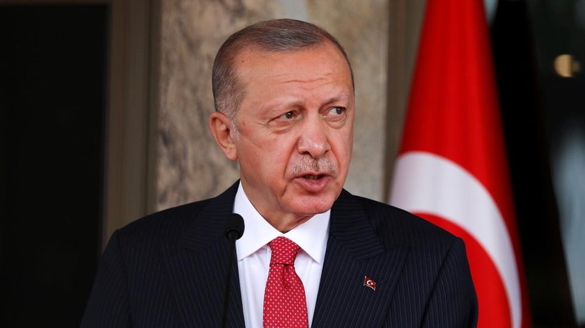 Tổng thống Thổ Nhĩ Kỳ Recep Tayyip Erdogan. Ảnh: Reuters