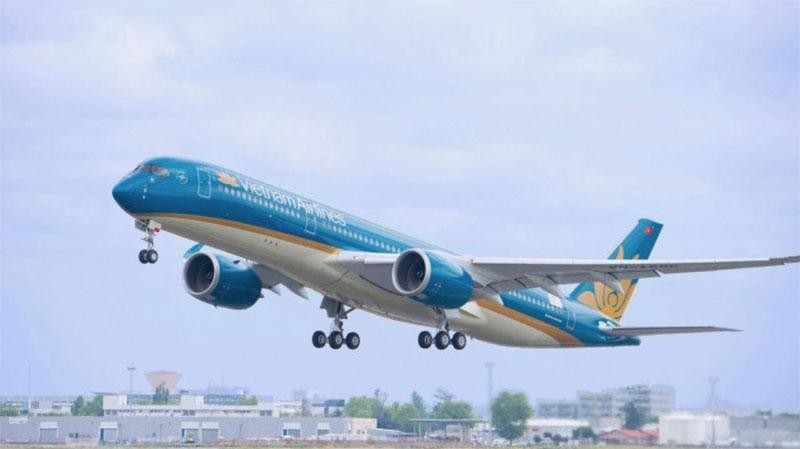 Máy bay của Vietnam Airlines bị dọa bắn đã hạ cánh an toàn tại Nội Bài. Ảnh minh họa: TTXVN