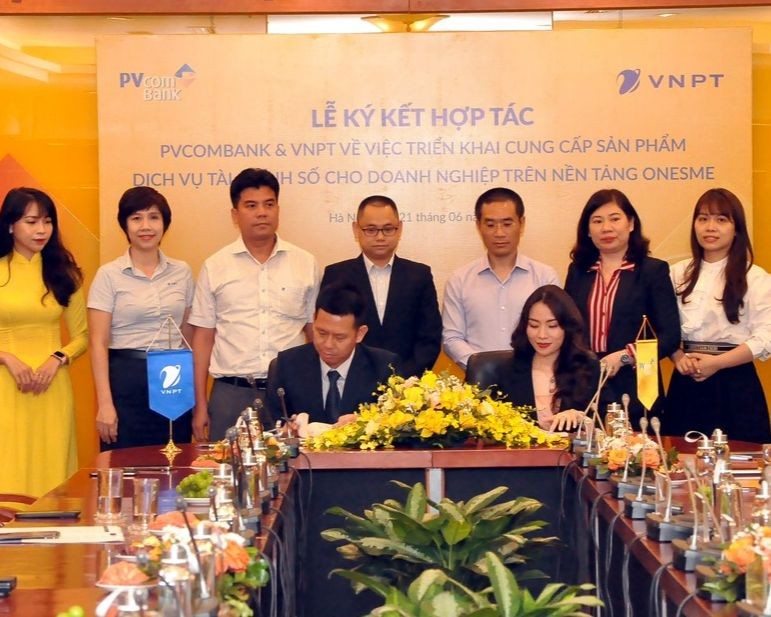 VNPT và PVcomBank ký kết hợp tác triển khai cung cấp các sản phẩm dịch vụ tài chính số