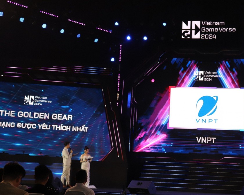 VNPT được Bình chọn nhà mạng yêu thích nhất tại Vietnam Game Awards 2024.