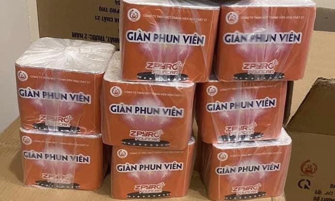 Pháo hoa Z121 do Bộ Quốc phòng sản xuất được rao bán tràn lan trên mạng.