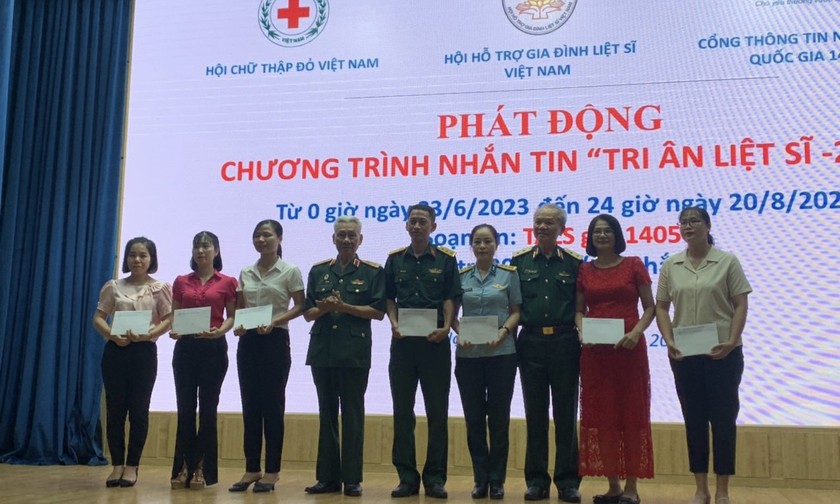 Chương trình nhắn tin "Tri ân liệt sĩ - 2023" được tổ chức hôm nay, 24/6.