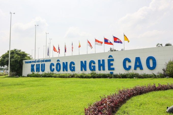 Một góc Khu công nghệ cao TP HCM.