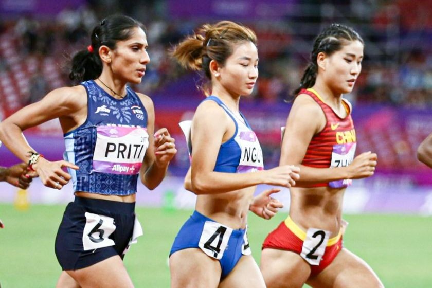 Nguyễn Thị Oanh trắng tay tại ASIAD19, ảnh ASIAD19.