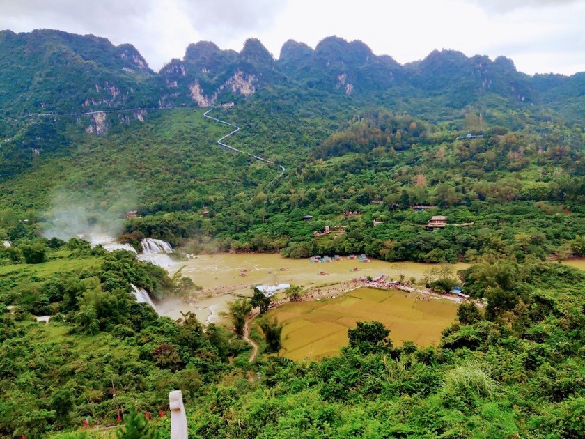 Thác Bản Giốc, nơi diễn ra Lễ hội Du lịch thác Bản Giốc. (Ảnh: Đỗ Trang)