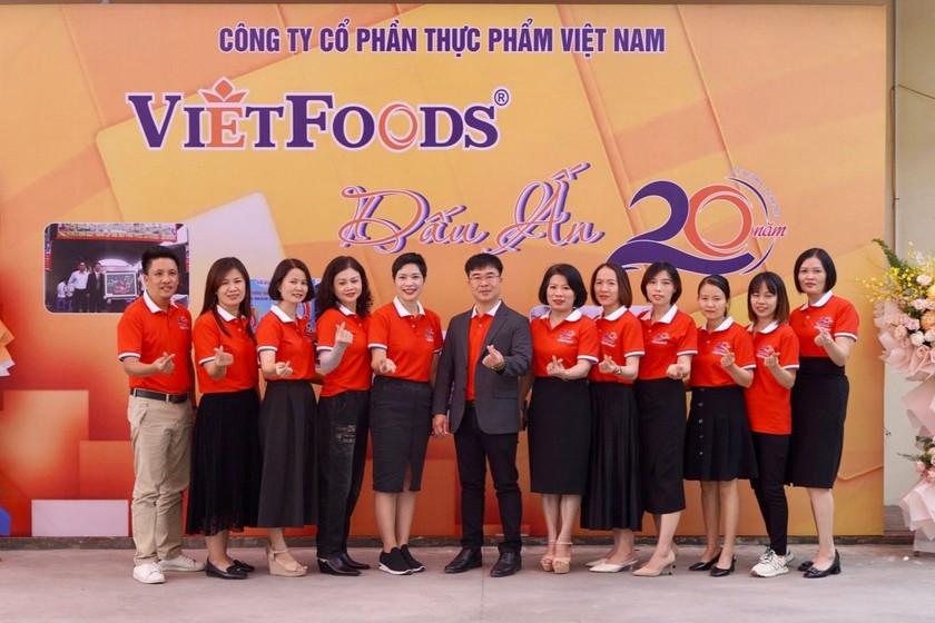 Sau 20 năm thành lập, VIETFOODS từng bước khẳng định được vị thế của mình trên thị trường. (Ảnh PV)