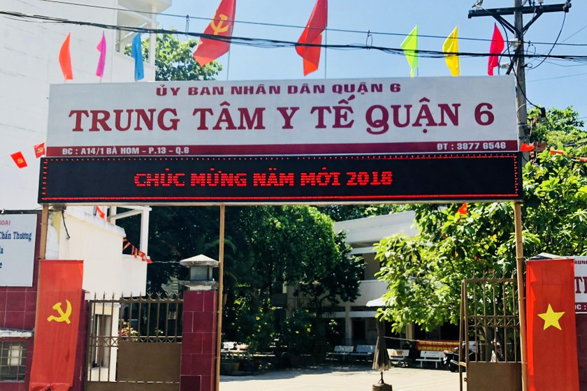 Trung tâm Y tế quận 6. Ảnh: Internet