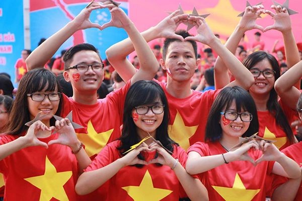 Những thanh niên trong Hành trình “Tôi yêu Tổ quốc tôi” năm 2019. (Ảnh: TƯ Đoàn)