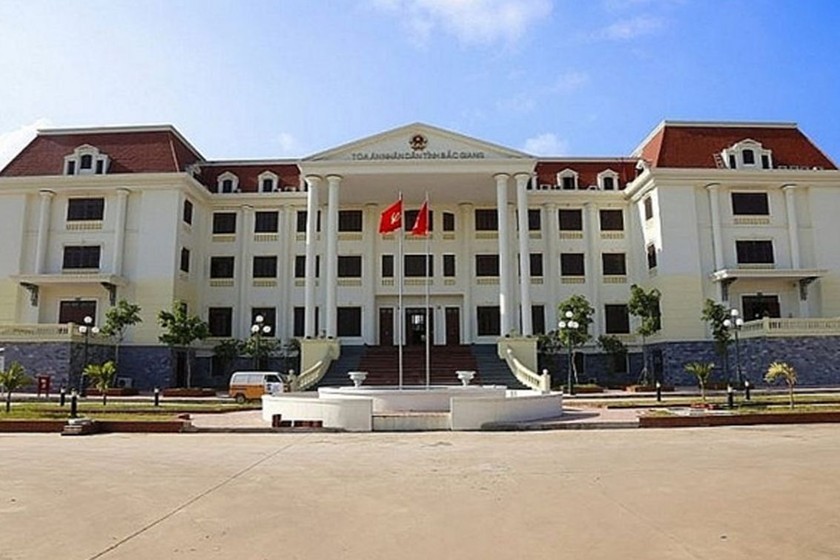 Hiện vụ án đang được TAND tỉnh Bắc Giang xét xử theo thủ tục sơ thẩm. (Ảnh: Hồng Thương)