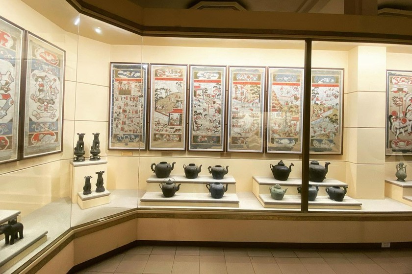 Tiềm năng du lịch bảo tàng ở Việt Nam cần được khai thác tốt hơn. (Ảnh: Một gian trưng bày tại Bảo tàng Lịch sử Quốc gia. Ảnh minh họa: PV) 