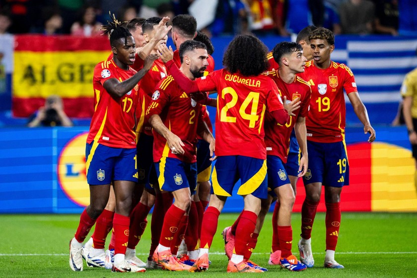 Đội tuyển Tây Ban Nha mang bộ mặt mới ấn tượng tại EURO 2024. (Nguồn: EURO)