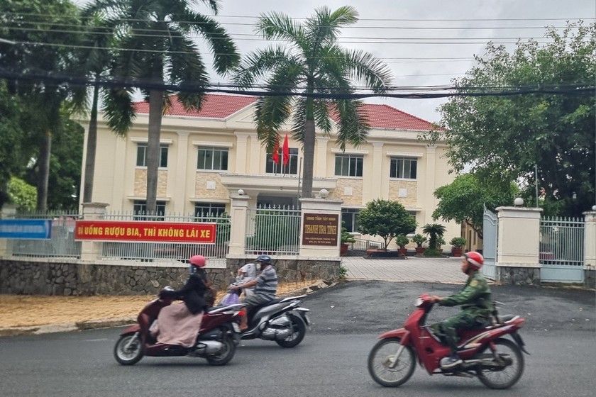 Trụ sở Thanh tra tỉnh Tây Ninh. (Ảnh: Huỳnh Ngọc Hiếu) 