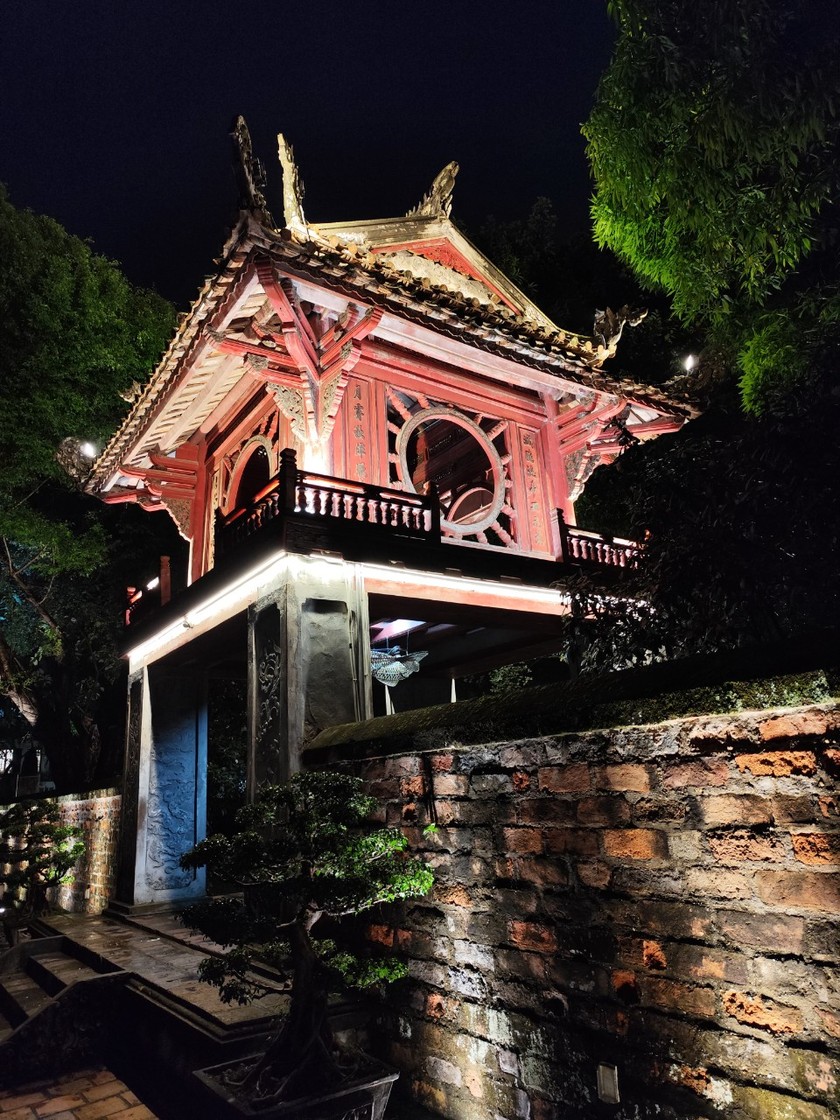 Khuê Văn Các làm nên nét đặc trưng tiêu biểu cho quần thể di tích Văn Miếu - Quốc Tử Giám. (Ảnh minh họa: PV)
